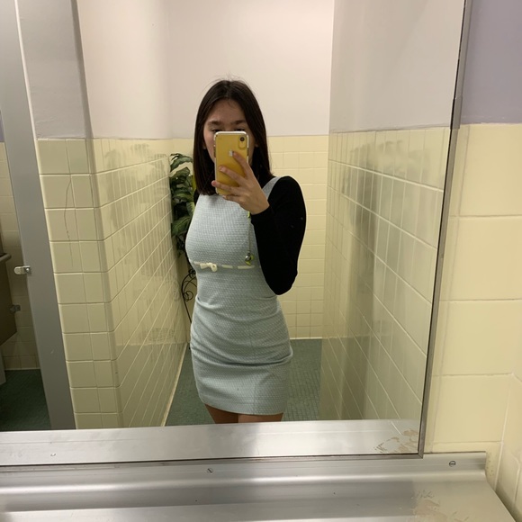 Vintage baby blue dress - Picture 2 of 3